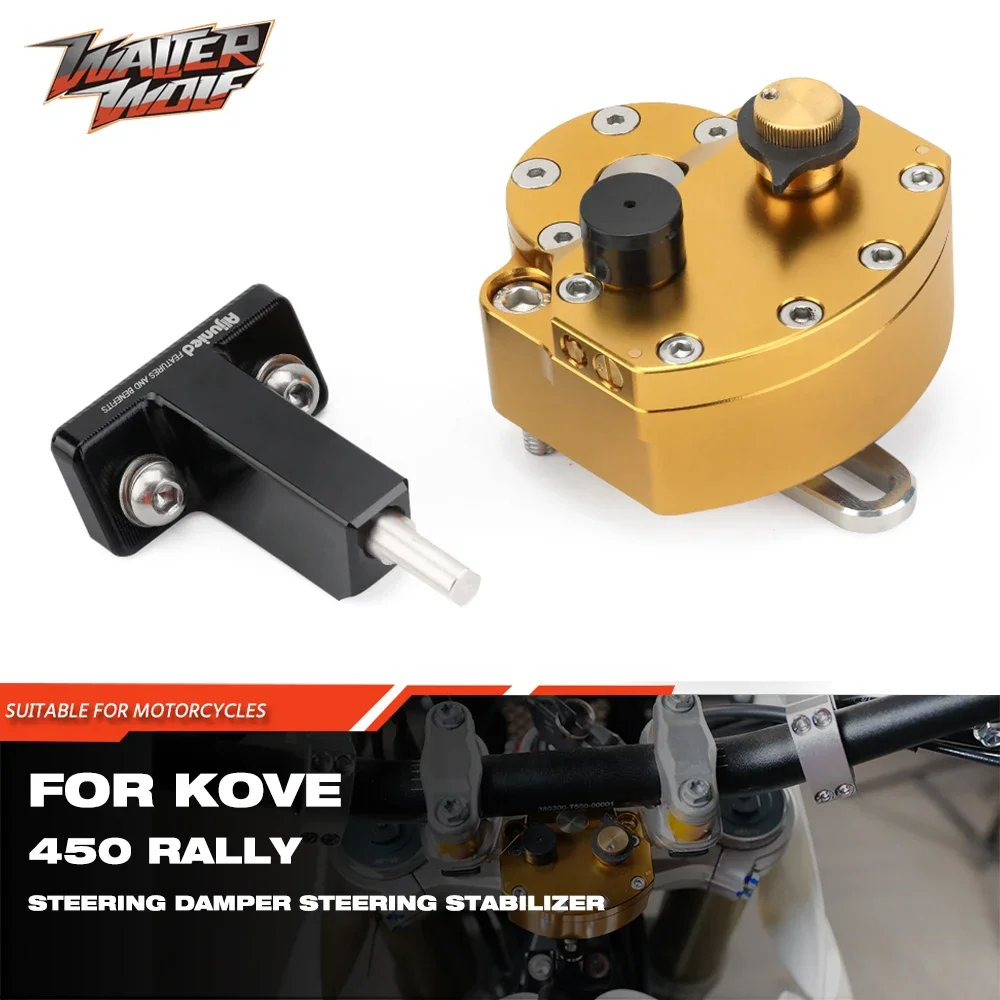 Steering Damper Stabilizer Kit Cnc - Pince de stabilisateur d'amortisseur de direction