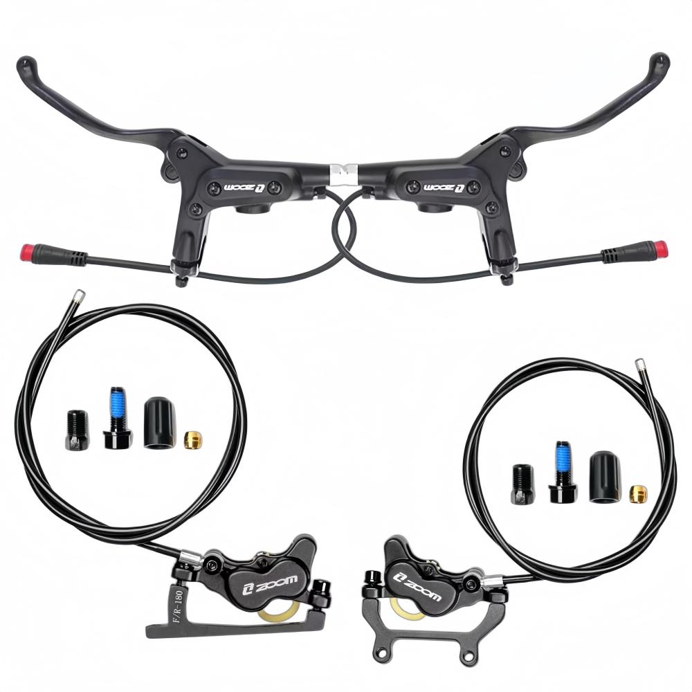 Zoom Hydraulic Brake 4 Piston E-Scooter - Ensemble de freins à disque hydrauliques