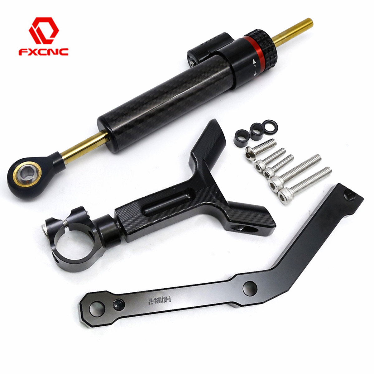 Steering Damper Stabilizer Kit Cnc - Kit de montage de stabilisateur de