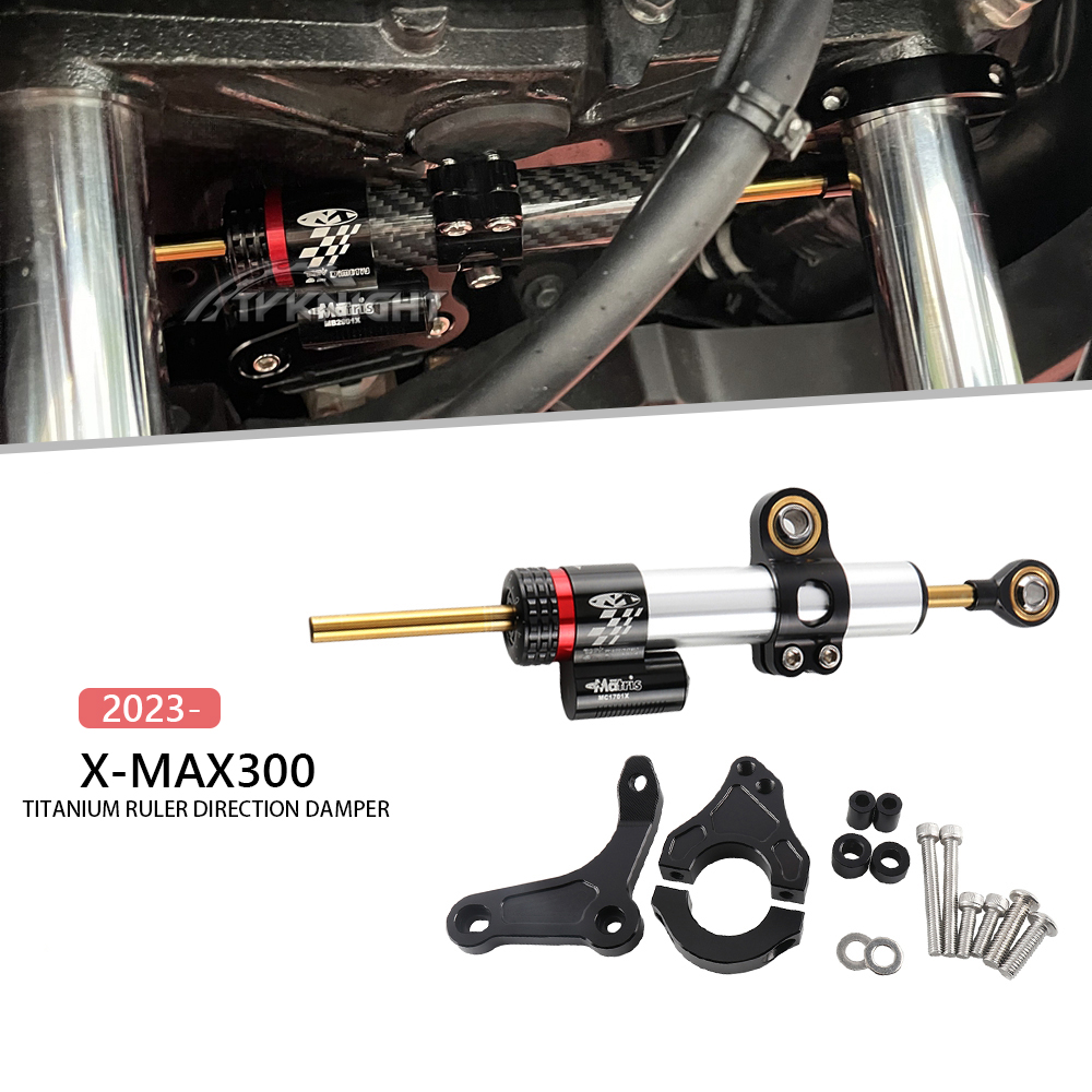 Steering Damper Stabilizer Kit Cnc - Stabilisateur d'amortisseur de direction CNC en