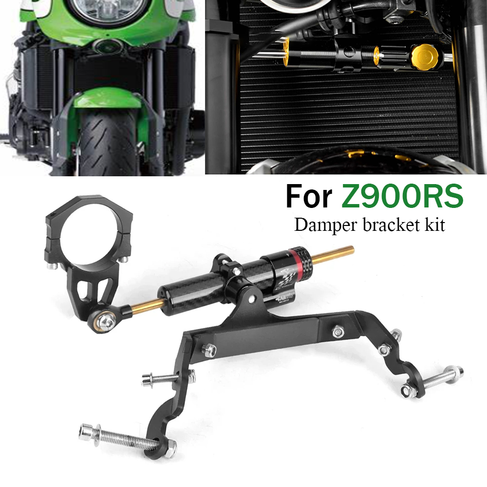 Steering Damper Stabilizer Kit Cnc - Kit de montage de stabilisateur d'amortisseur