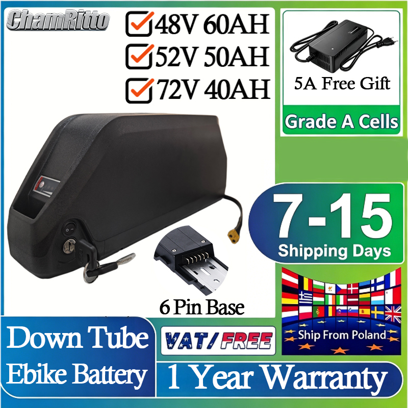 Batterie de vélo électrique 52 - 60V 30Ah 21700 Battery Pack avis et prix