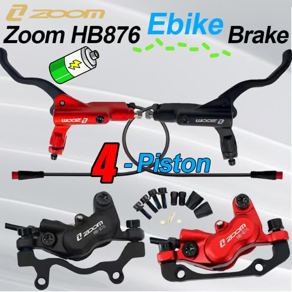 ZOOM HB-876E e-bike 4 pistons  - Zoom Hydraulic Brake 4 Piston E-Scooter avis et prix