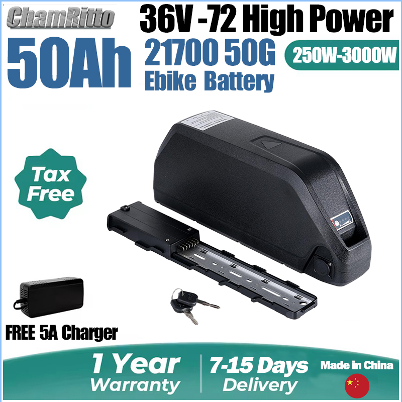 Batterie de vélo électrique 48 - 60V 30Ah 21700 Battery Pack avis et prix