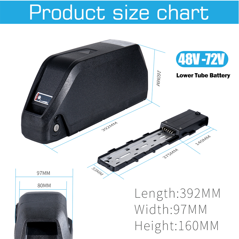 Batterie de vélo électrique 48 - 60V 30Ah 21700 Battery Pack avis et prix